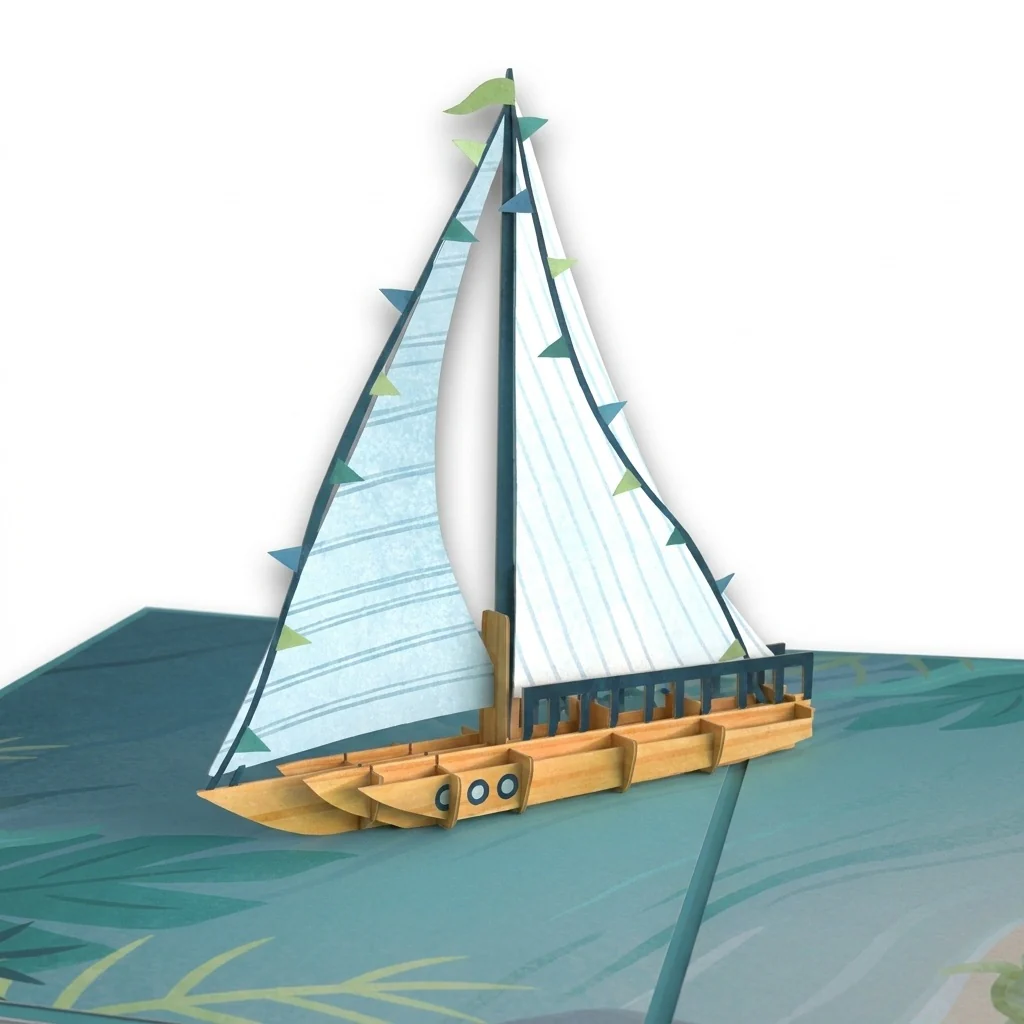 Set Sail Father's Day Pop-Up Card and Sentiment Set - Image 3