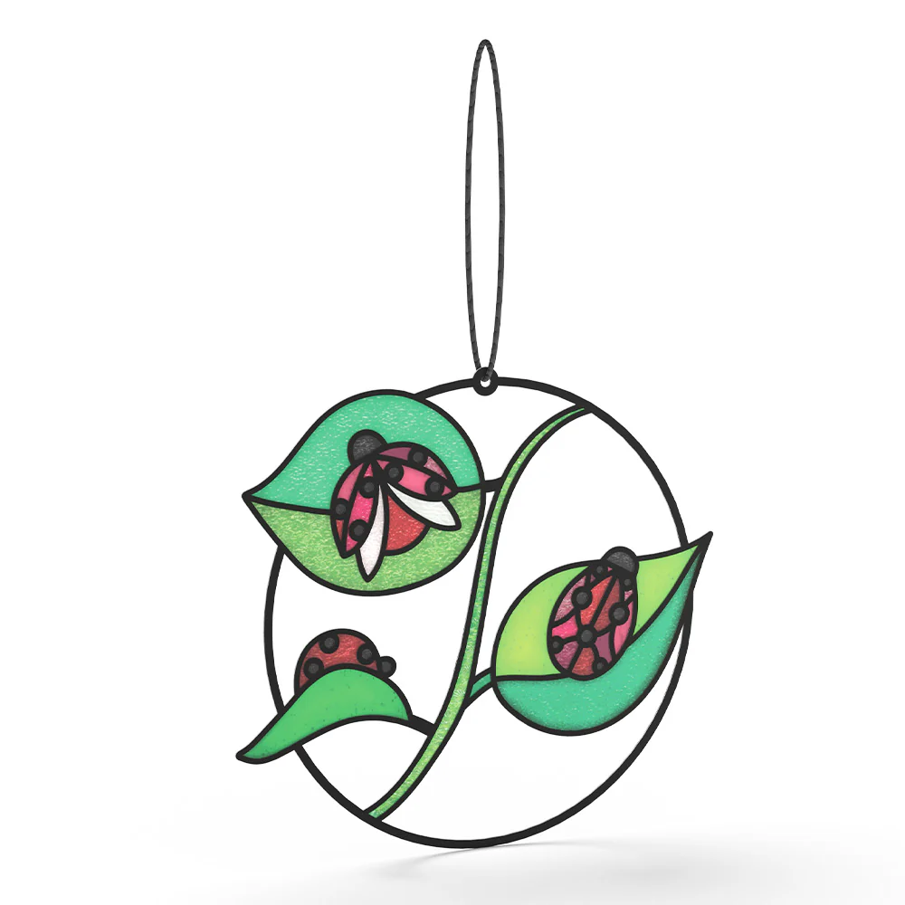 Small Things with Big Meaning Ladybug Suncatcher Card - Image 3