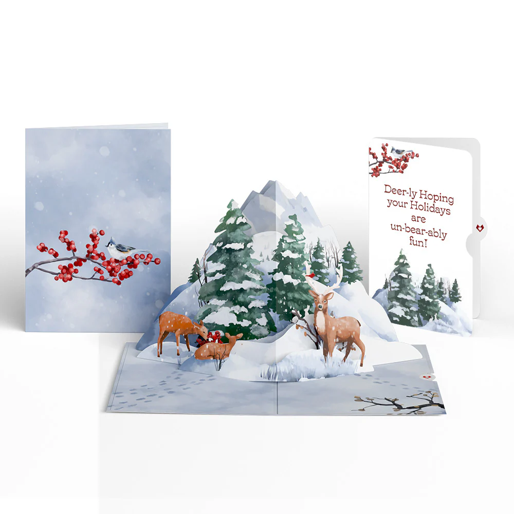 Snowfall's Hush Christmas Pop-Up Card and Sentiment Set