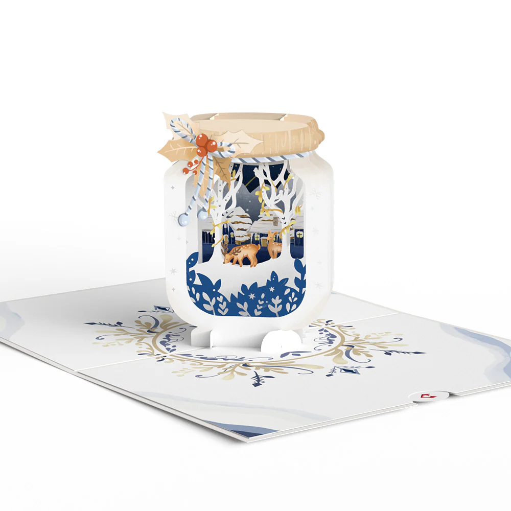 Snowy Winter Jar Pop-Up Card - Image 3