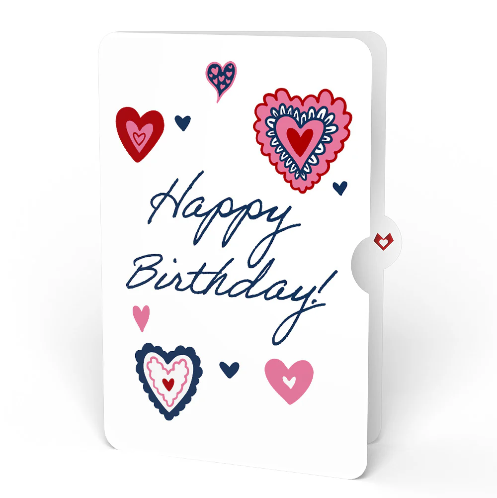 Spinning Heart Birthday Suncatcher Card and Sentiment Set - Image 4