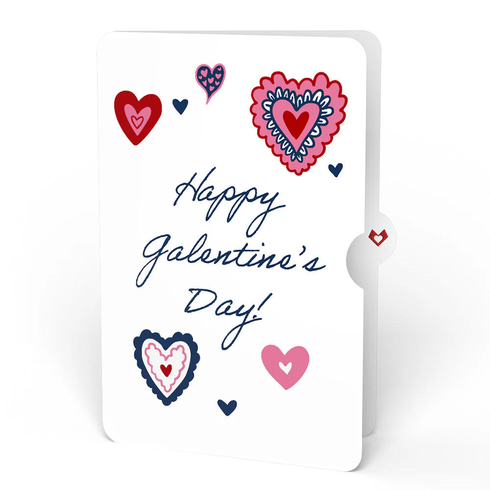 Spinning Heart Galentine's Day Suncatcher Card and Sentiment Set - Image 4