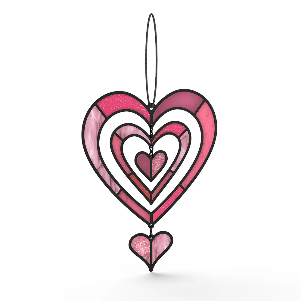 Spinning Heart Suncatcher Card - Image 3