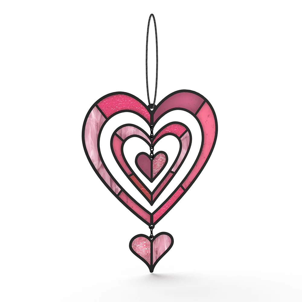 Spinning Heart Valentine Suncatcher Card and Sentiment Set for Mom - Image 3