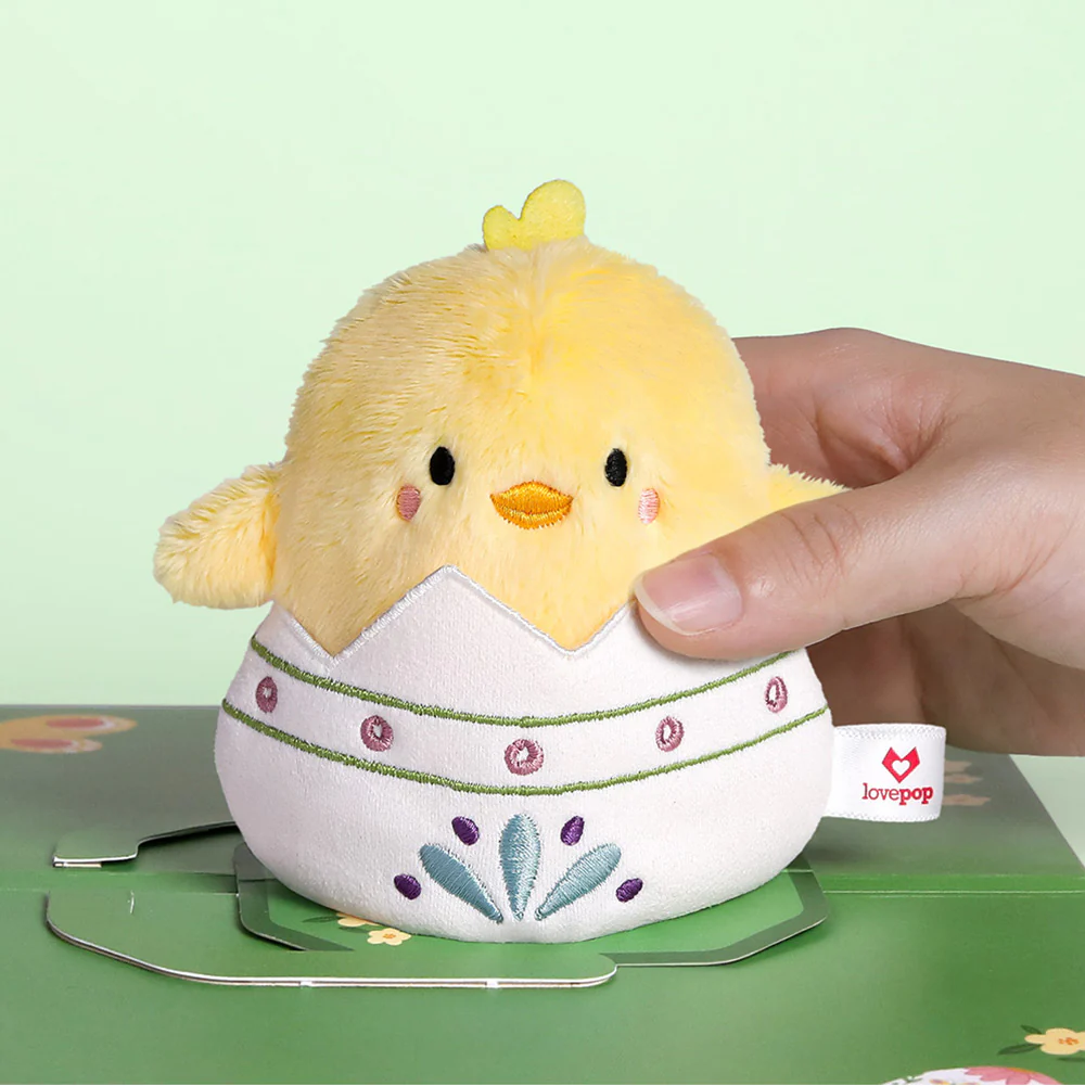 Spring Chick Easter Plushpop Card and Sentiment Set - Image 3