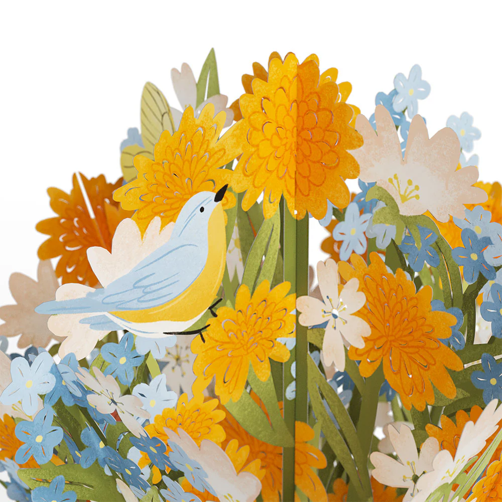 Spring Joy Birthday Bouquet and Surprise Skeleton Sentiment Set - Image 3
