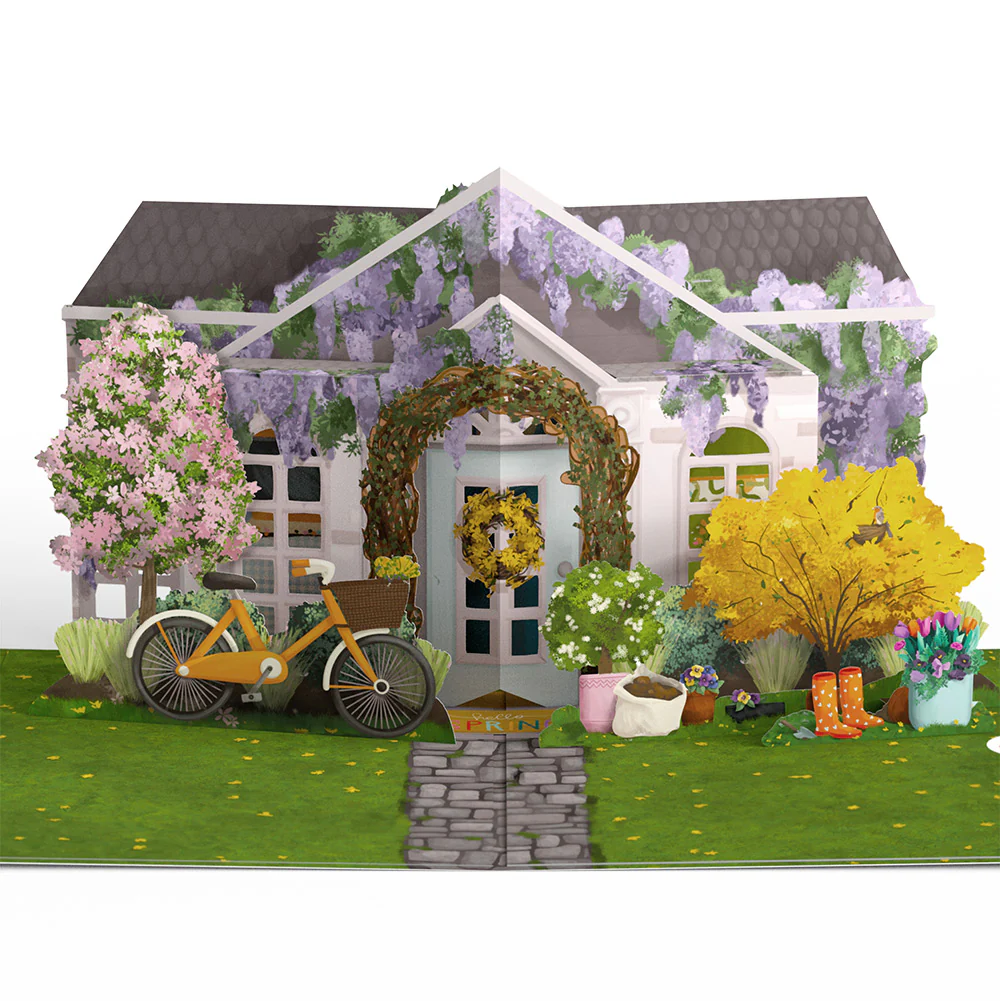 Spring Welcome Birthday Pop-Up Card and Sentiment Set - Image 3