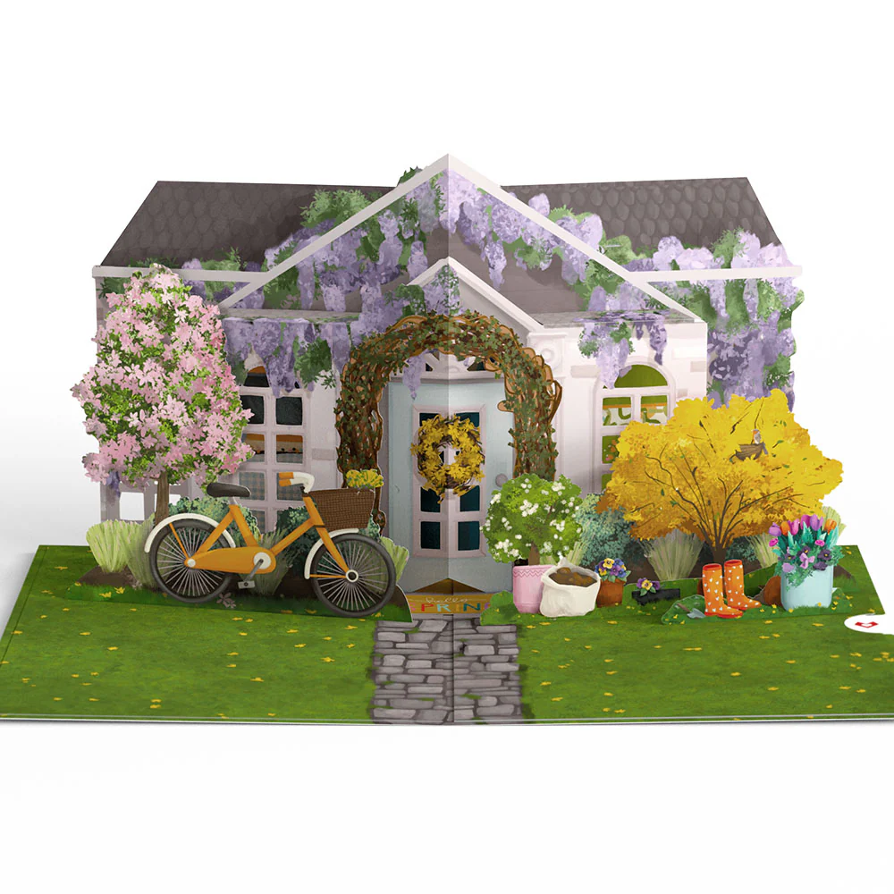 Spring Welcome Pop-Up Card - Image 3