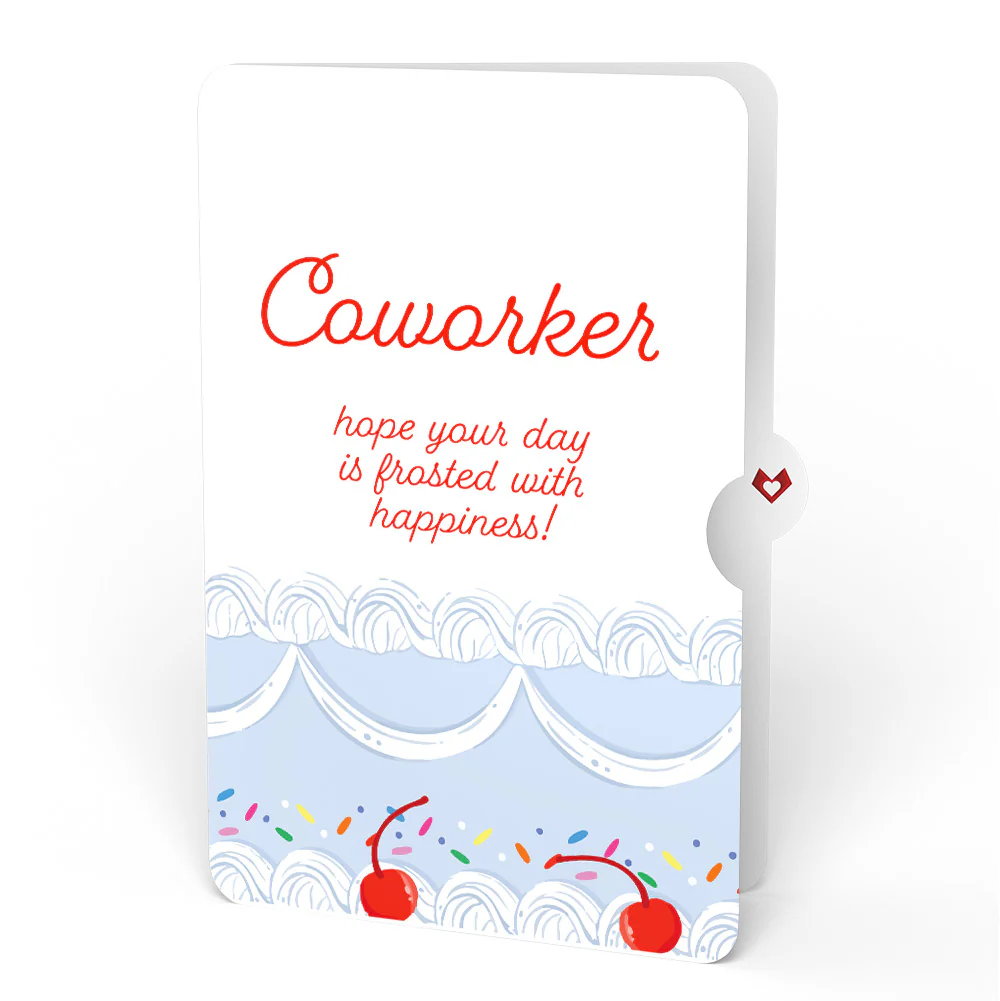 Sprinkled with Love Birthday Cake Pop-Up Card and Sentiment Set for Co-worker - Image 4