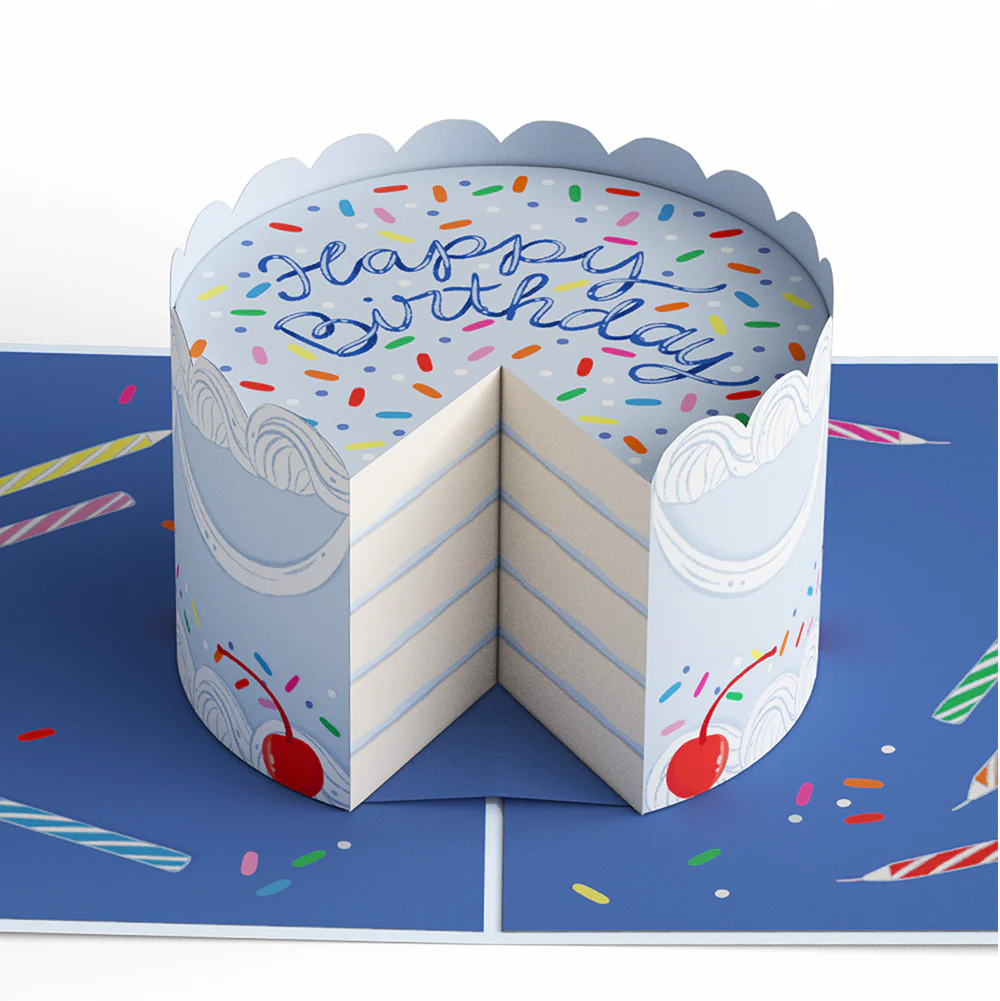 Sprinkled with Love Birthday Cake Pop-Up Card and Sentiment Set for Cousin - Image 3