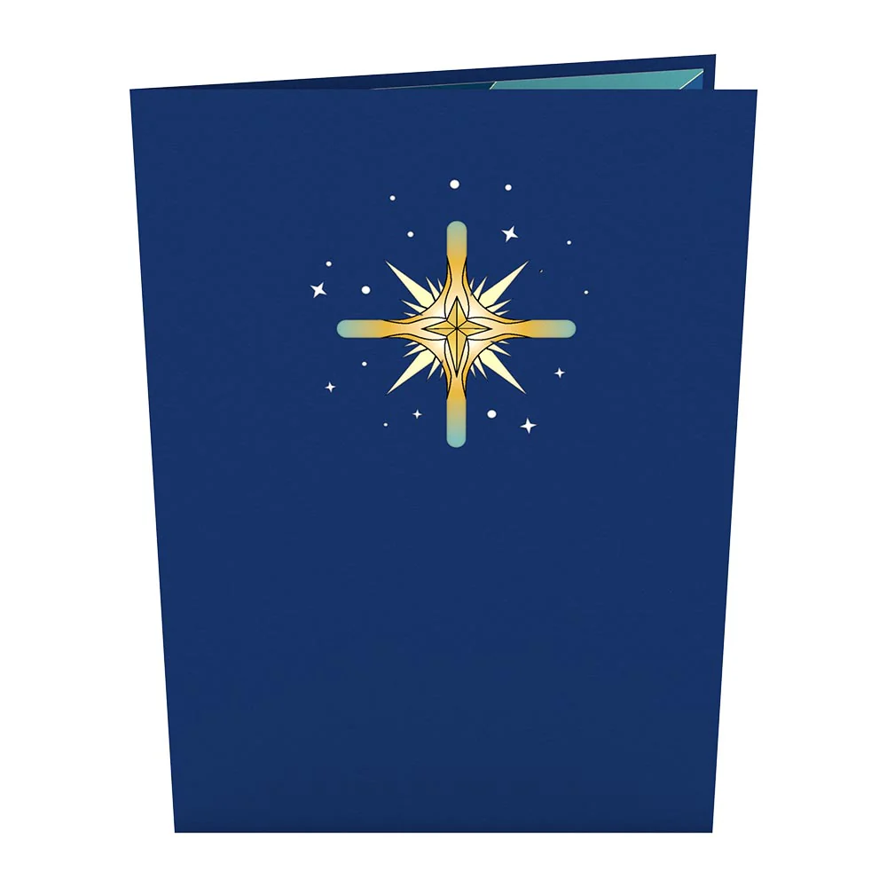 Stained Glass Holy Family Pop-Up Card - Image 4