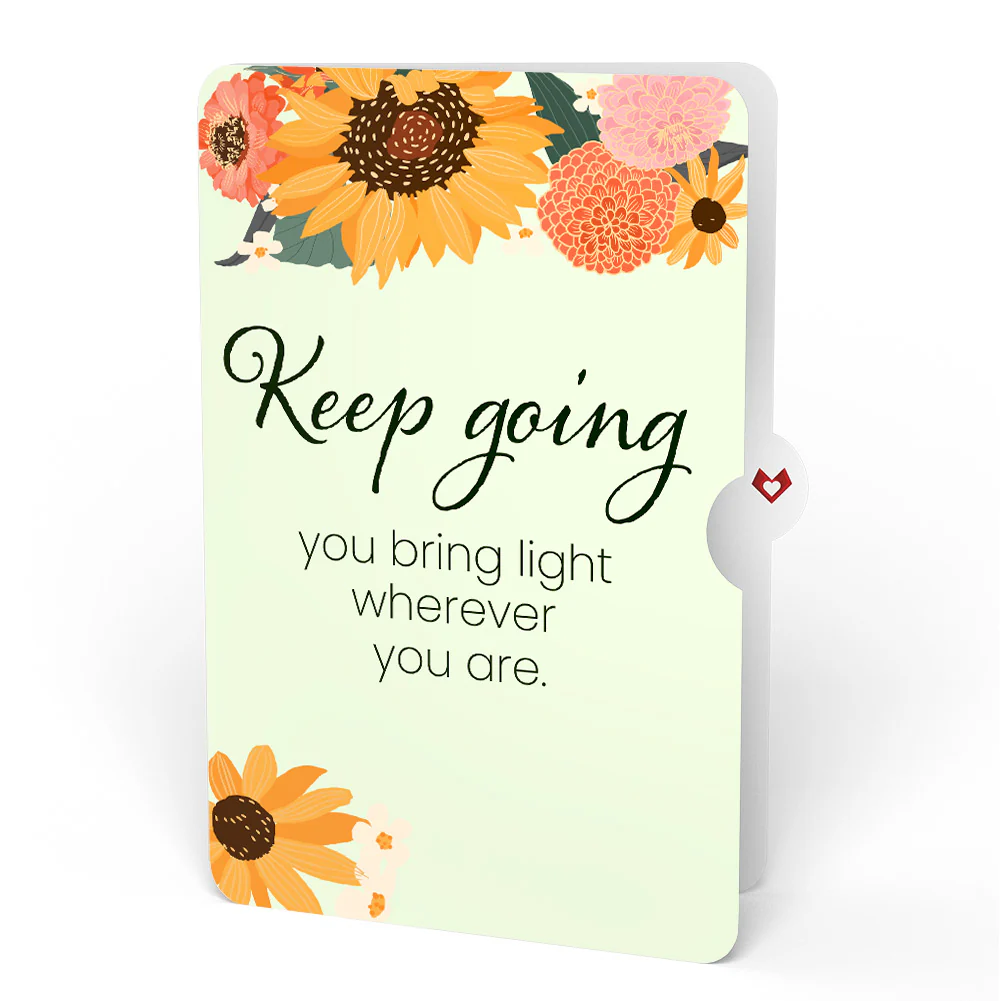 Stained Glass Sunflowers Encouragement Pop-Up Card and Sentiment Set - Image 4