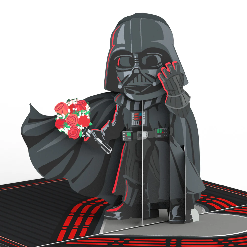 Star Wars™ Darth Vader™ Be Mine Pop-Up Card & Flower Buds Bouquet Bundle - Image 4