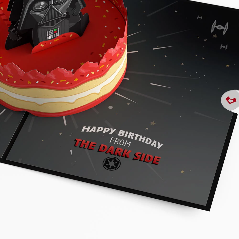 Star Wars™ Darth Vader™ Birthday Cake Pop-Up Card - Image 2