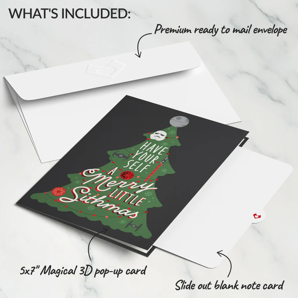 Star Wars™ Darth Vader™ Merry Little Sithmas Pop-Up Card - Image 5