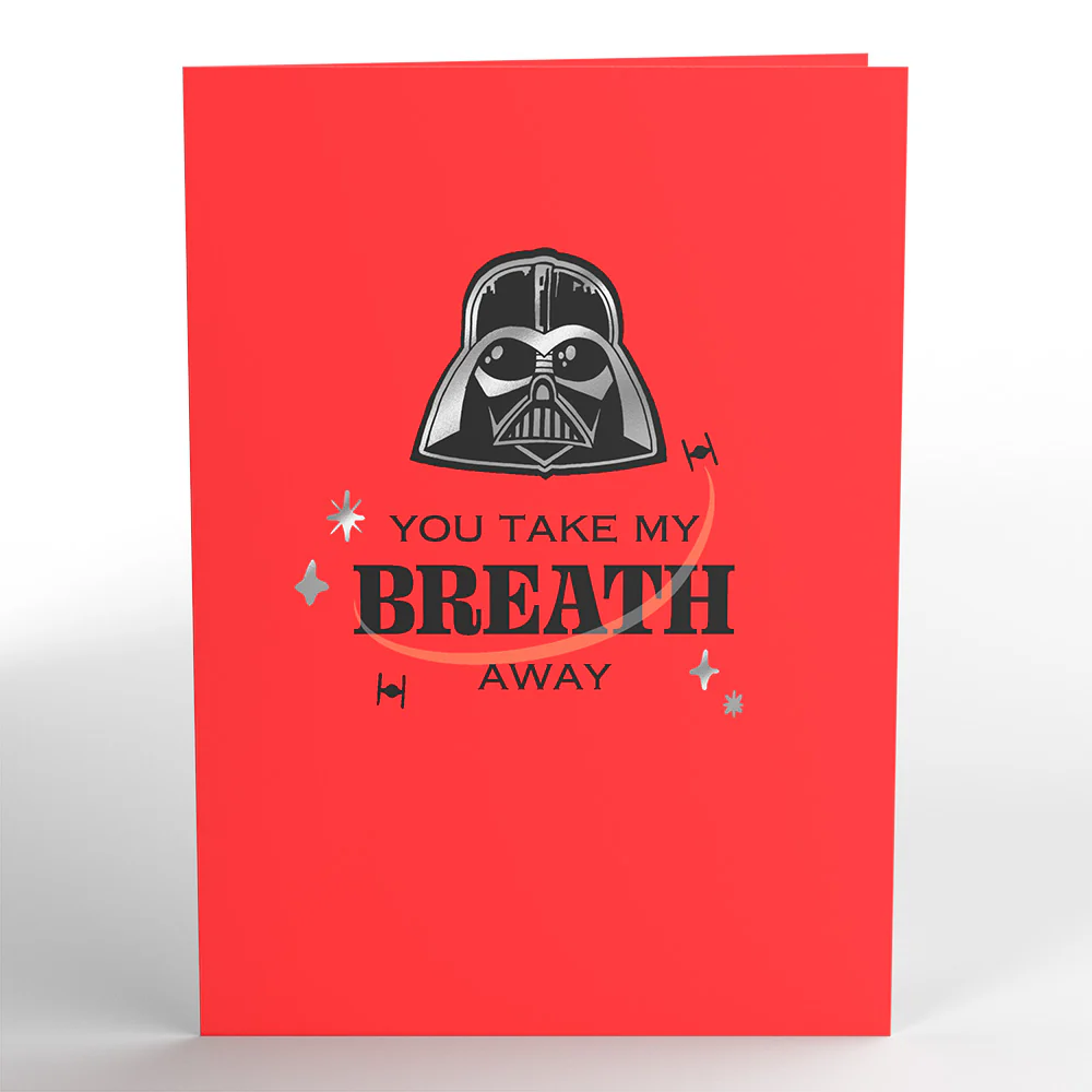 Star Wars™ Darth Vader™ Take My Breath Away Valentine Pop-Up Card - Image 5