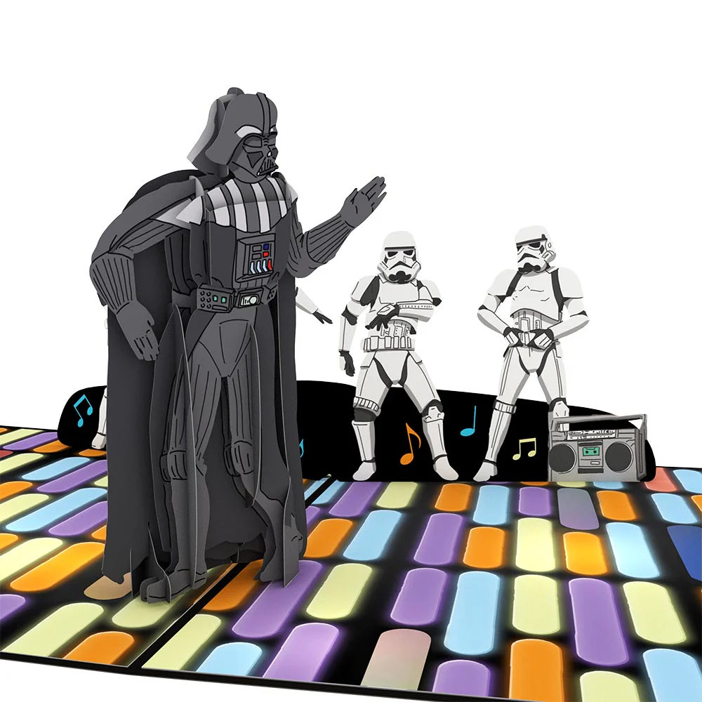 Star Wars™ Death Star™ Disco Birthday Pop-Up Card - Image 2