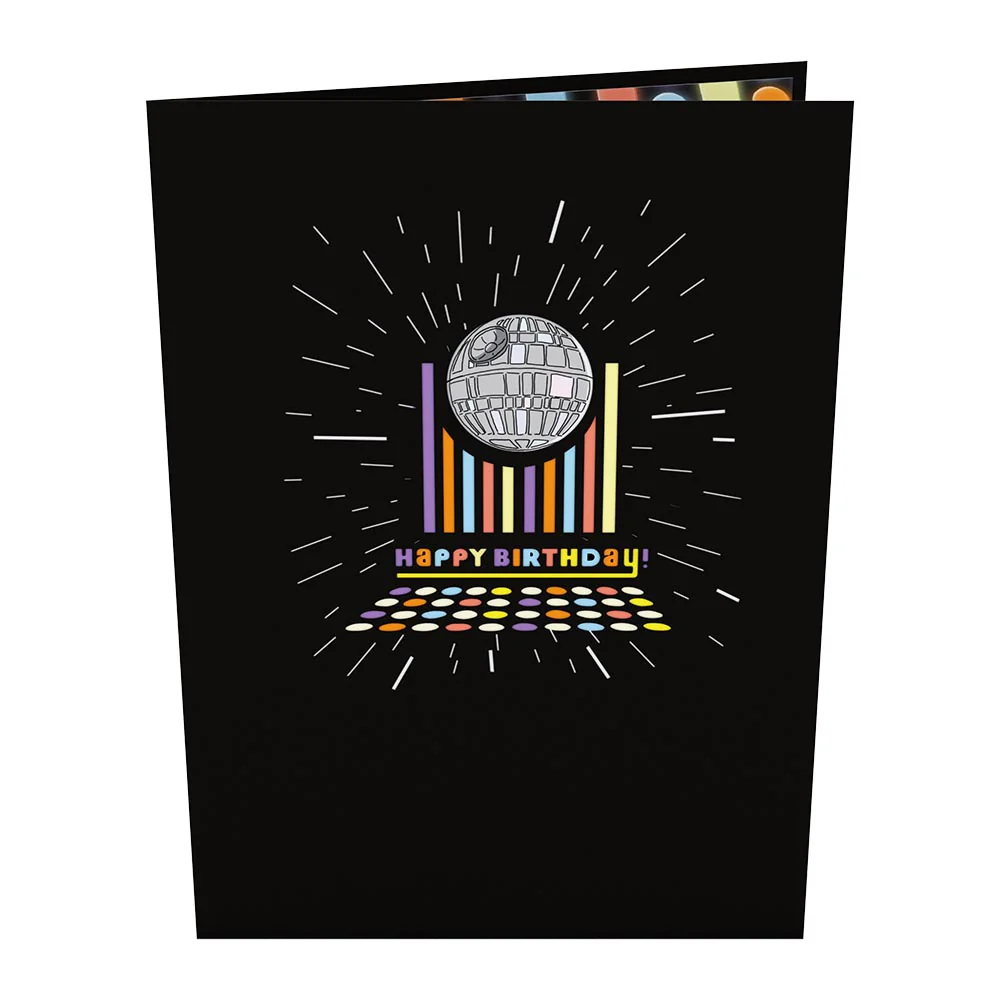 Star Wars™ Death Star™ Disco Birthday Pop-Up Card - Image 4
