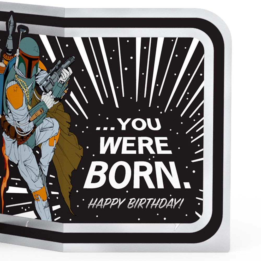 Star Wars™ Happy Birthday Loooooong Card™ (Expands to 2 feet) - Image 3