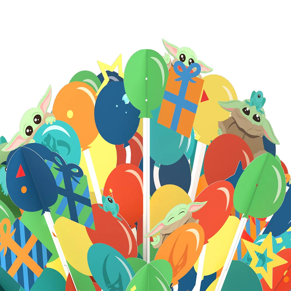Star Wars™ The Mandalorian™ Grogu™ Birthday Balloon Bouquet - Image 2