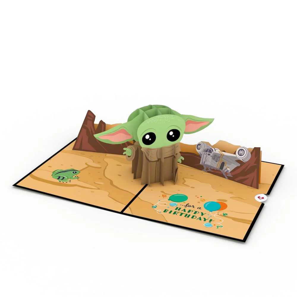Star Wars™ The Mandalorian™ Grogu™ Birthday Best Wishes Pop-Up Card - Image 3