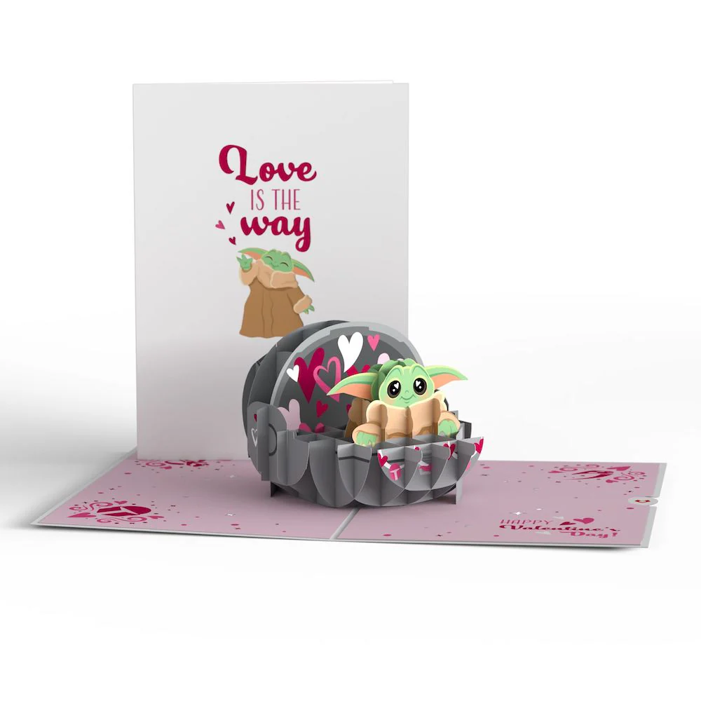 Star Wars™ The Mandalorian™ Grogu™ Love is the Way Pop-Up Card - Image 4