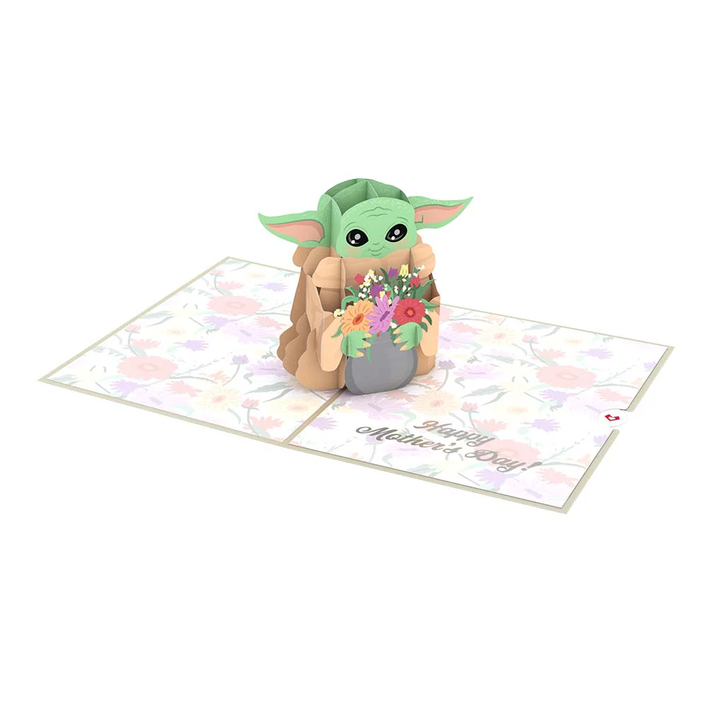 Star Wars™ The Mandalorian™ Grogu™ Mother’s Day Pop-Up Card - Image 3