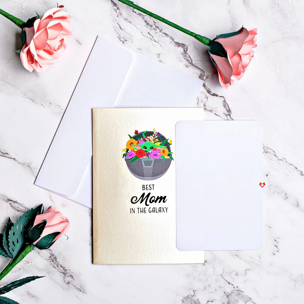 Star Wars™ The Mandalorian™ Grogu™ Mother’s Day Pop-Up Card - Image 9
