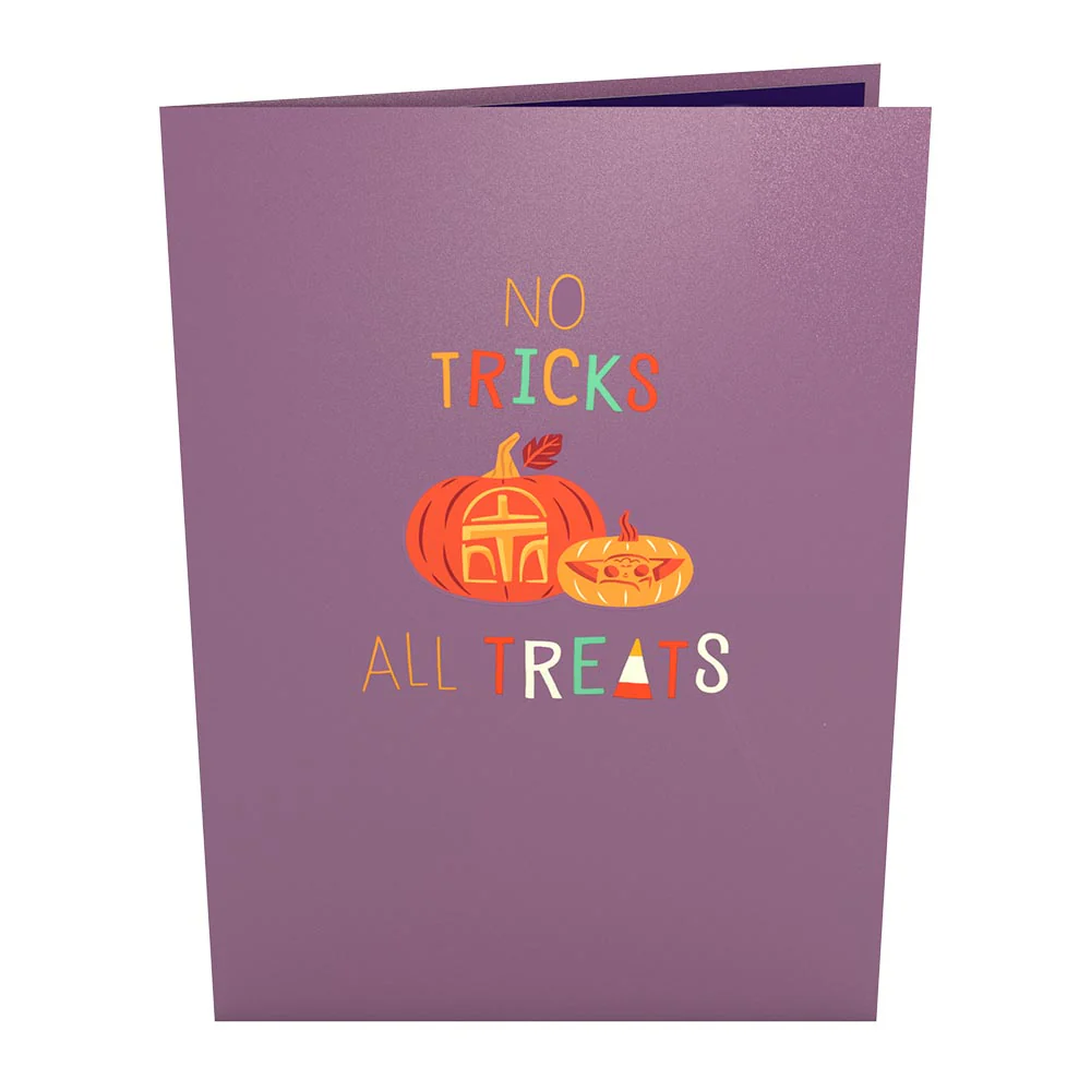 Star Wars™ The Mandalorian™ Grogu™ No Tricks All Treats Pop-Up Card - Image 8