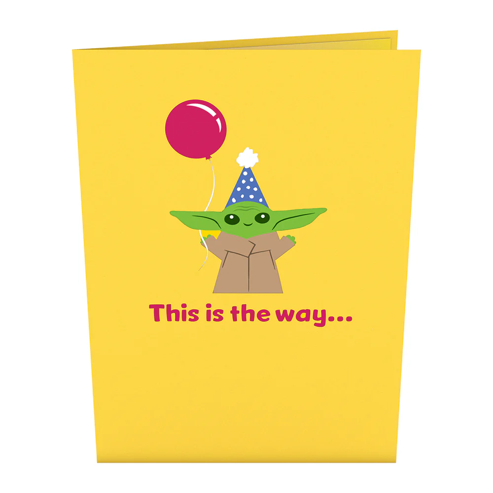 Star Wars™ The Mandalorian™ The Birthday Way Pop-Up Card - Image 4