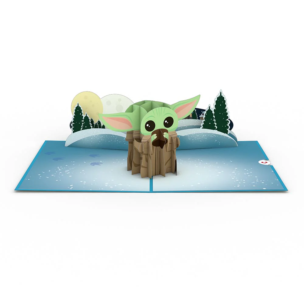 Star Wars™ The Mandalorian™ The Child: Warm Holiday Wishes Pop-Up Card - Image 3