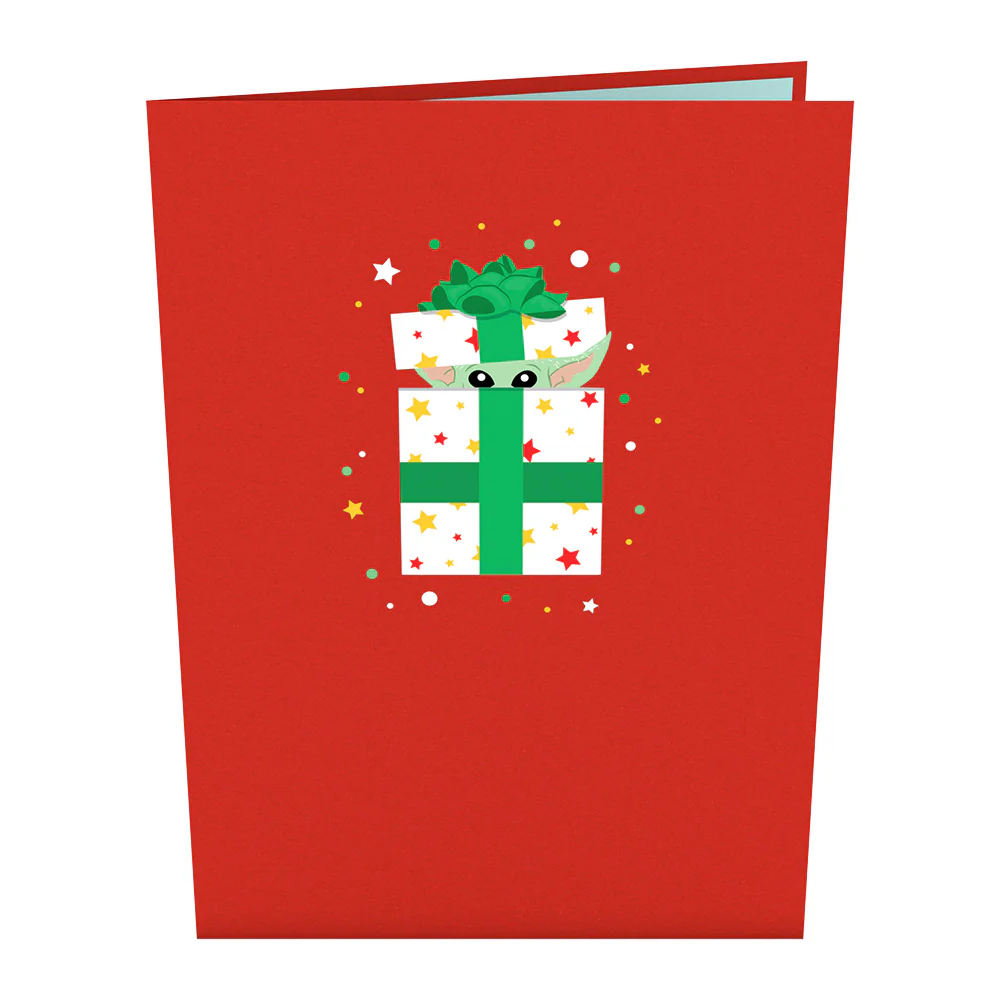 Star Wars™ The Mandalorian™ Very Merry Grogu™ Pop-Up Card - Image 4