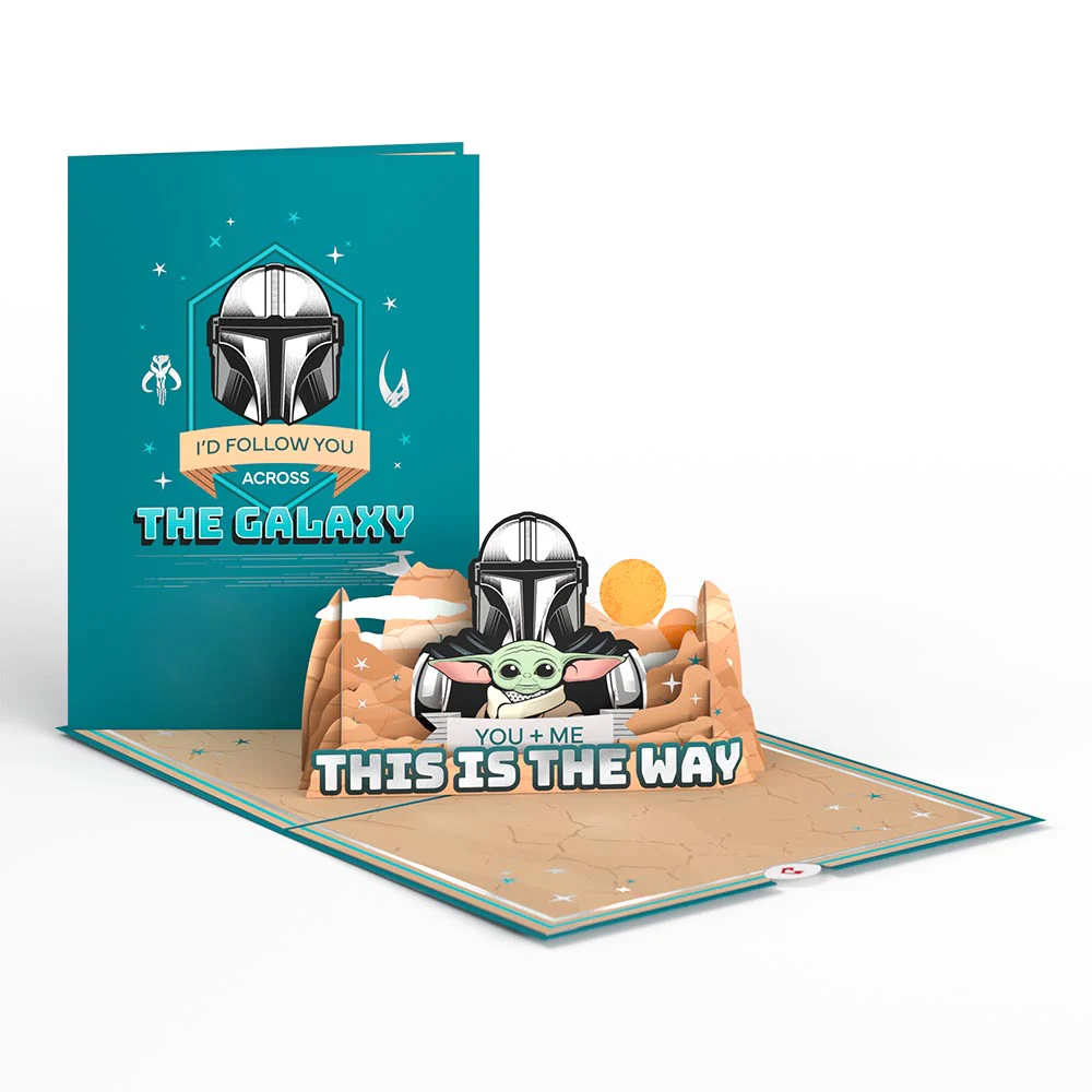 Star Wars™ The Mandalorian™ You + Me Pop-Up Card - Image 4