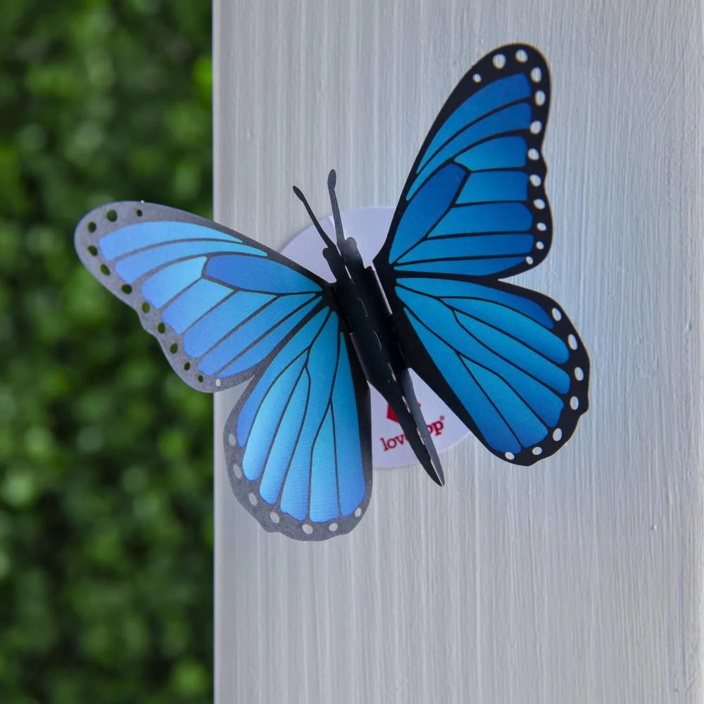 Stickerpop™: Blue Morpho Butterfly (15-Pack) - Image 2