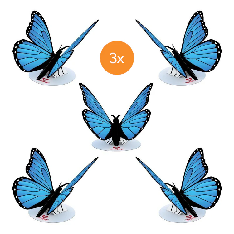 Stickerpop™: Blue Morpho Butterfly (15-Pack) - Image 4