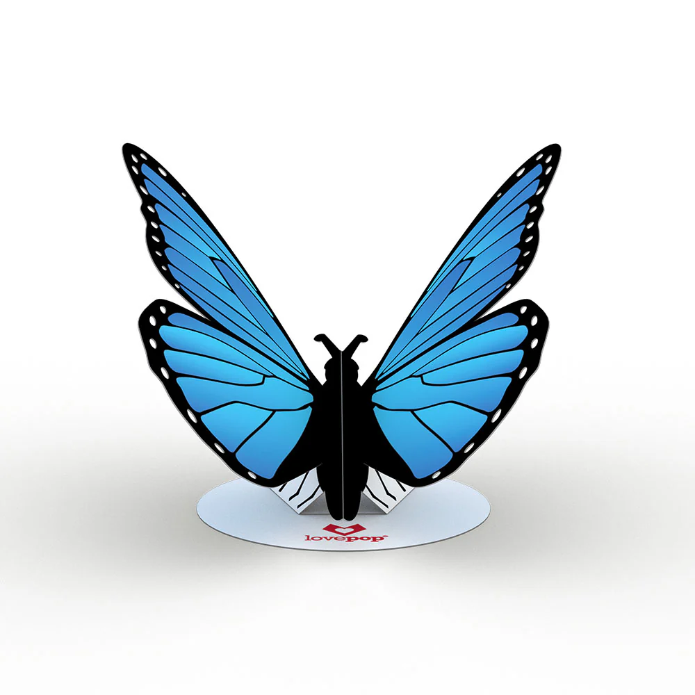 Stickerpop™: Blue Morpho Butterfly (5-Pack) - Image 2