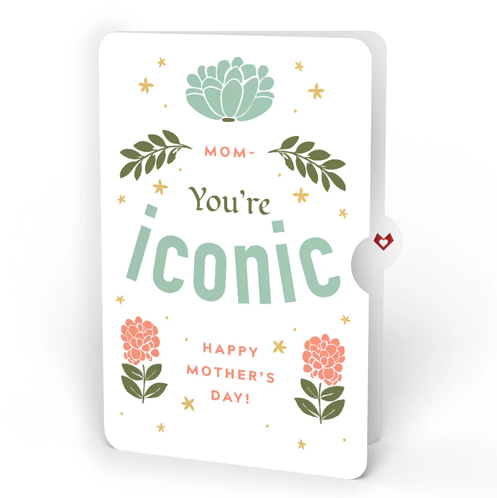Stitched with Love Mother’s Day HeartFelt Charm Card™ and Iconic Bloom Sentiment Set for Mom - Image 4
