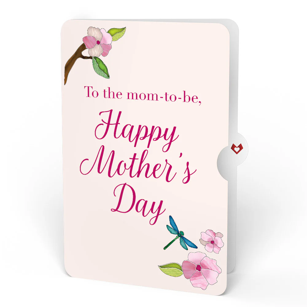 Sun-dappled Cherry Blossom Mother’s Day Suncatcher Bouquet and Sentiment Set for Mom-to-be - Image 4