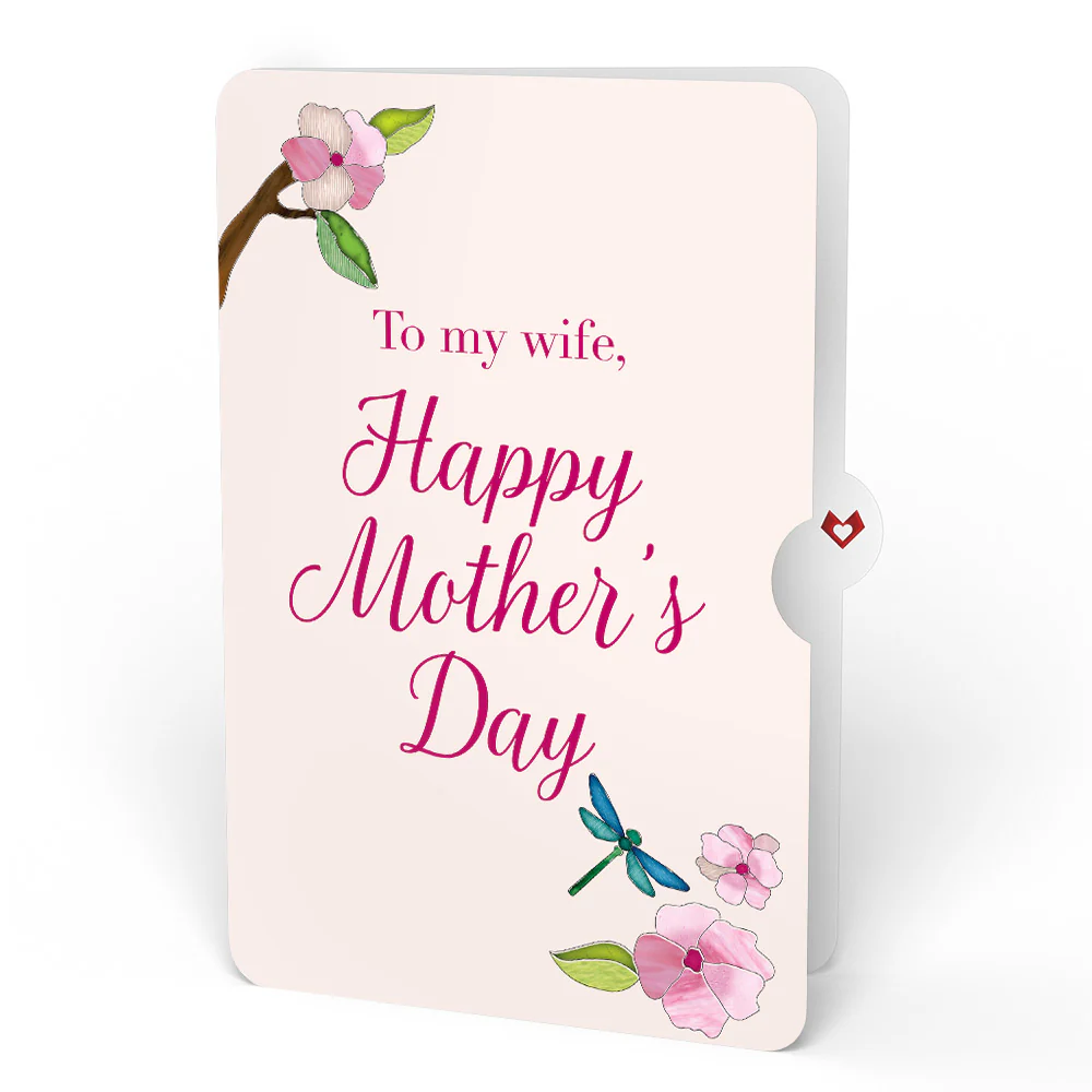 Sun-dappled Cherry Blossom Mother’s Day Suncatcher Bouquet and Sentiment Set for Wife - Image 4