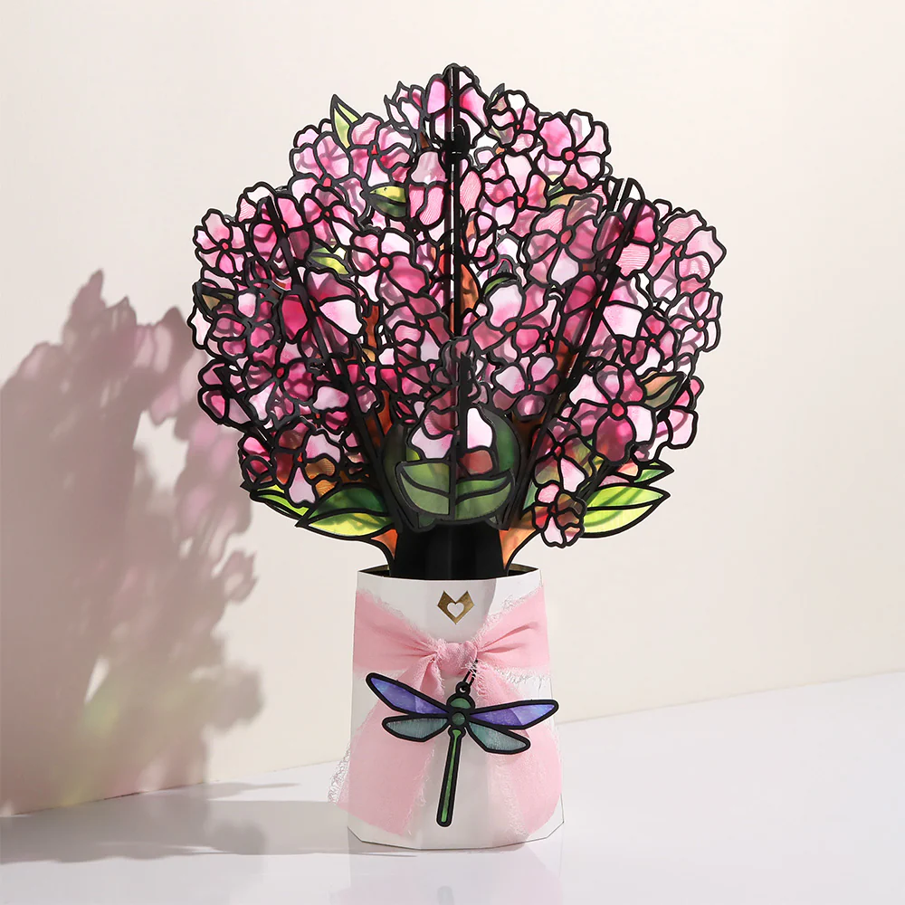 Sun-dappled Cherry Blossom Suncatcher Bouquet - Image 5