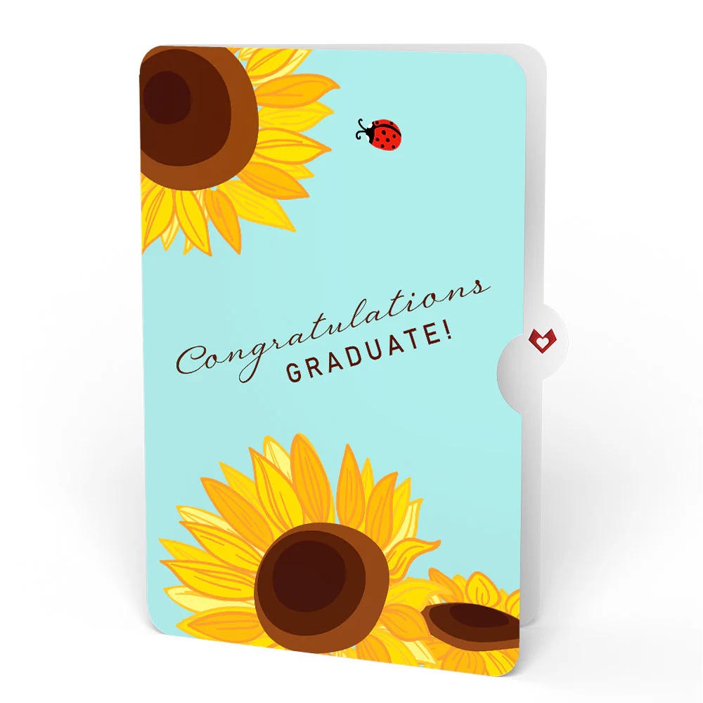 Sunflower Bloom Graduation Pop-Up Card and Sentiment Set - Image 4