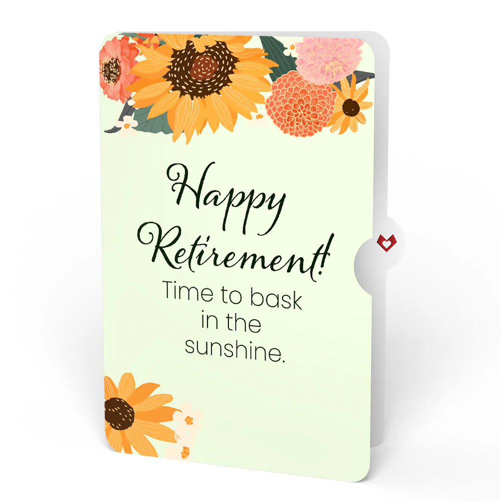 Sunflower Butterflies Retirement Pop-Up Card and Sentiment Set - Image 4