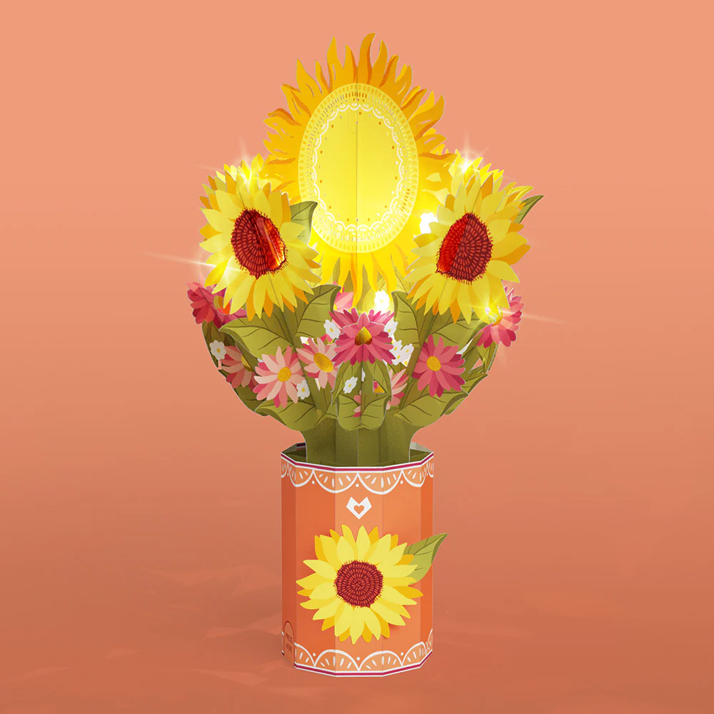 Sunflower Sunshine Light-Up Bouquet - Image 3