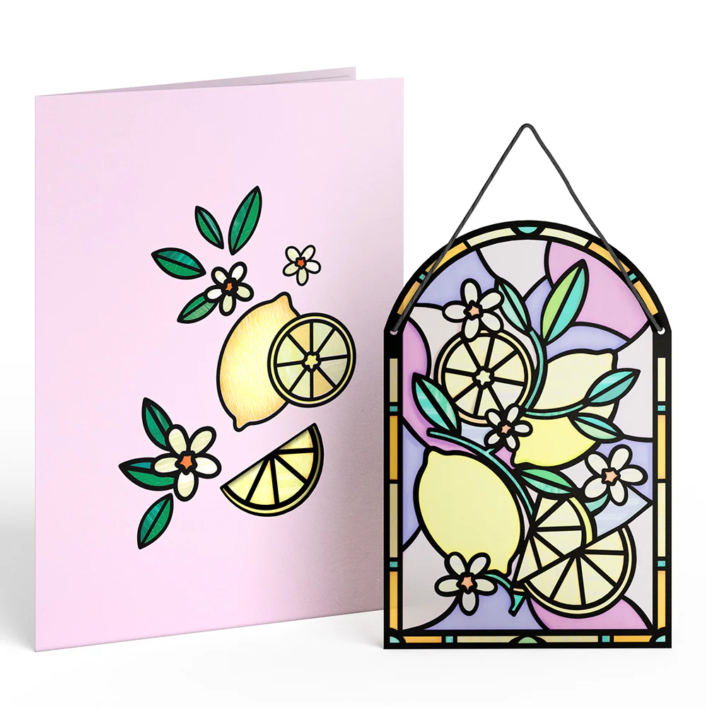 Sunny Lemons Suncatcher Card - Image 2