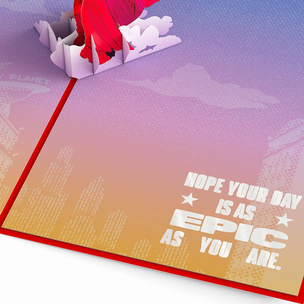 Supergirl™ Keep Soaring High Pop-Up Card - Image 3