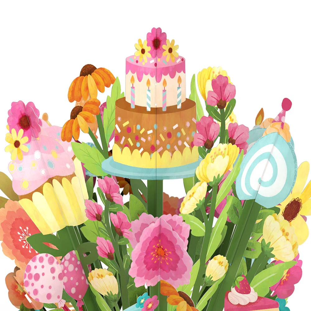 Sweet Birthday Wishes Bouquet and Sentiment Set for Mom - Image 3