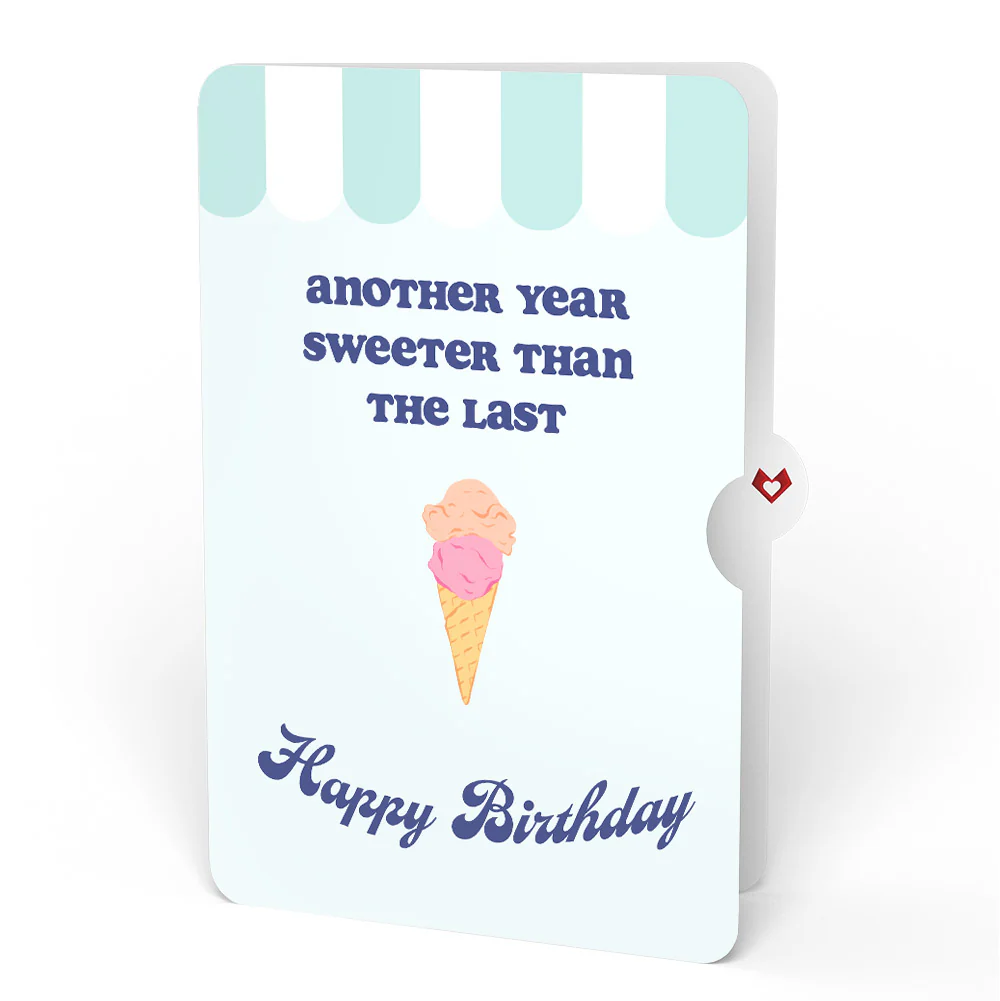 Sweet Day Ice Cream Birthday Pop-Up Card and Sentiment Set - Image 4