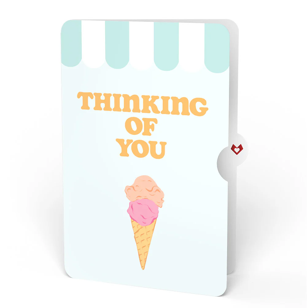 Sweet Day Ice Cream Thinking of You Pop-Up Card and Sentiment Set - Image 4