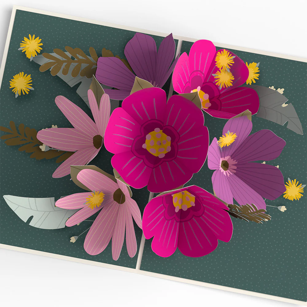 Sweet Florals Pop-Up Card - Image 2