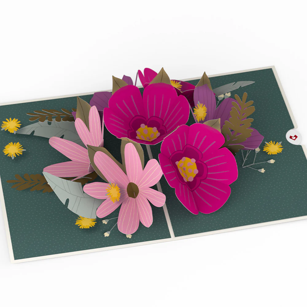 Sweet Florals Pop-Up Card - Image 3